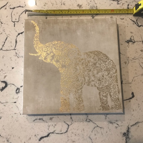 Other - Canvas Print : Indian Inspired Elephant